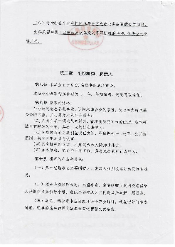 福建省永荣公益基金会章程-2